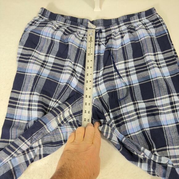 Croft & Barrow 2 pc Flannel Pajamas Woman XXL Button Top Drawstring Elas Waist - Picture 11 of 16